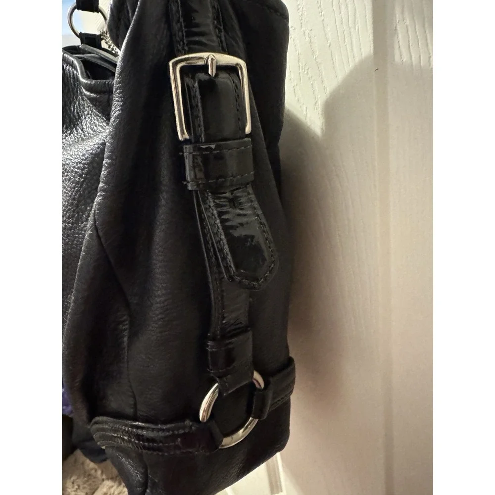 Coach Chelsea Leather Katarina Hobo Bag #18903 Black Pebbled Leather Classic Y2K
